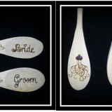 Bride and Groom Spoons