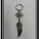 Angel Wing Chainmaille Keychain