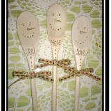 Joy, Hope, and Love Snowman Wooden Spoons Set