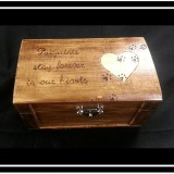 “Paw prints stay forever in our hearts” Pet Memory Box