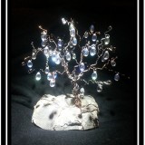 Aurora Borealis Crystal Tree of Life on Herkimer Hill  
