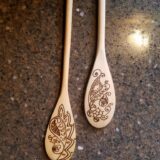 Woodburned Cooking Spoons